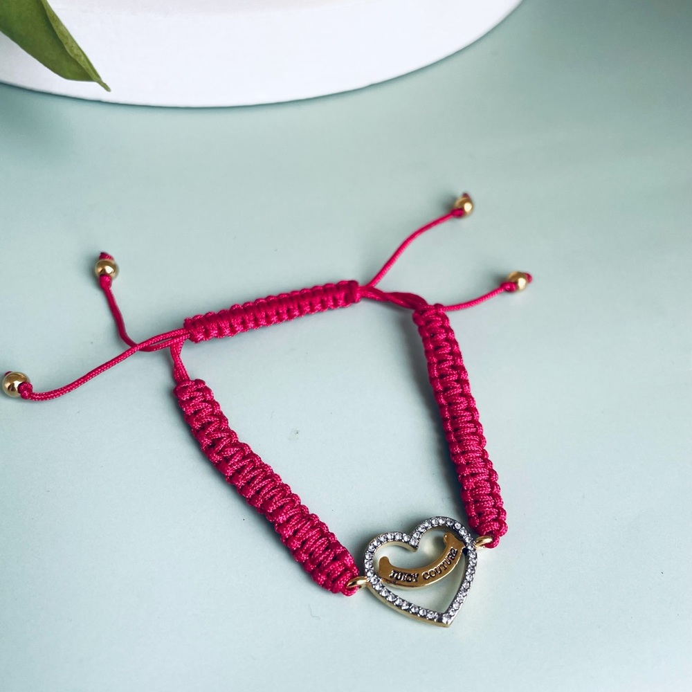 Juicy Couture Adjustable rope bracelet